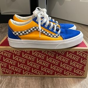 Blue & Yellow Vans
